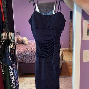 Navy Blue dress by xoxo